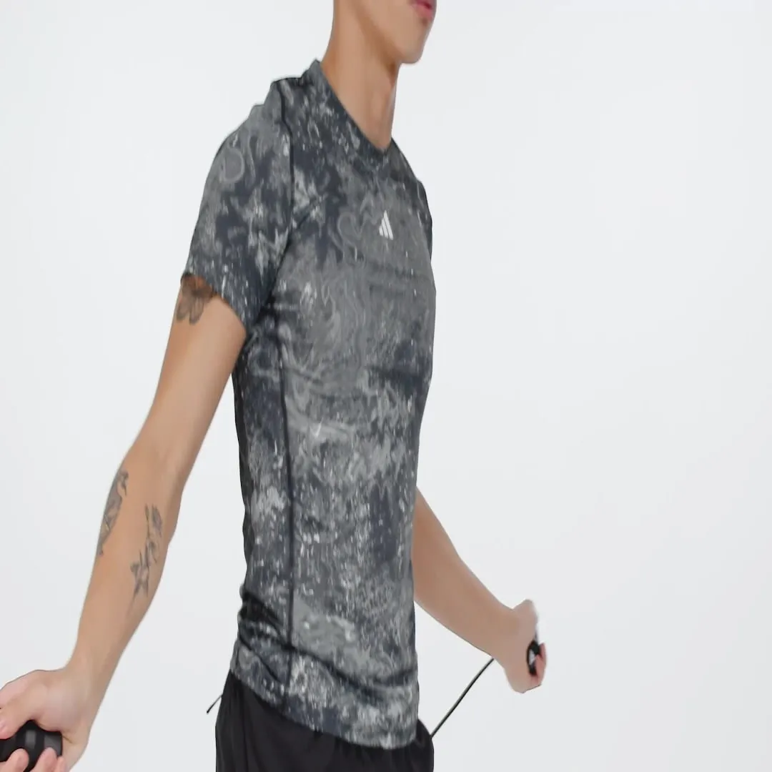 T-shirt adidas Performance Techfit AOP Training IL7344